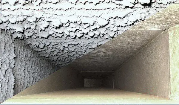 Professional air duct cleaning results